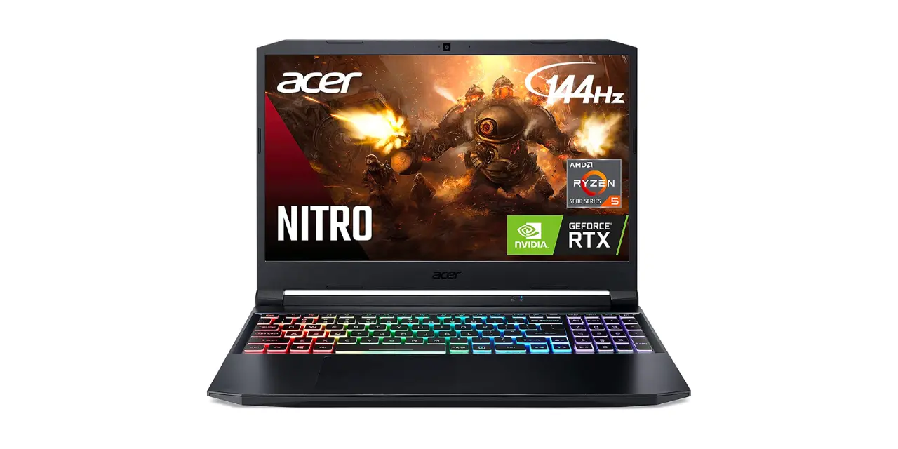 Acer Nitro 5 AN515-45-R21A Gaming Laptop For 4K Golf Simulator